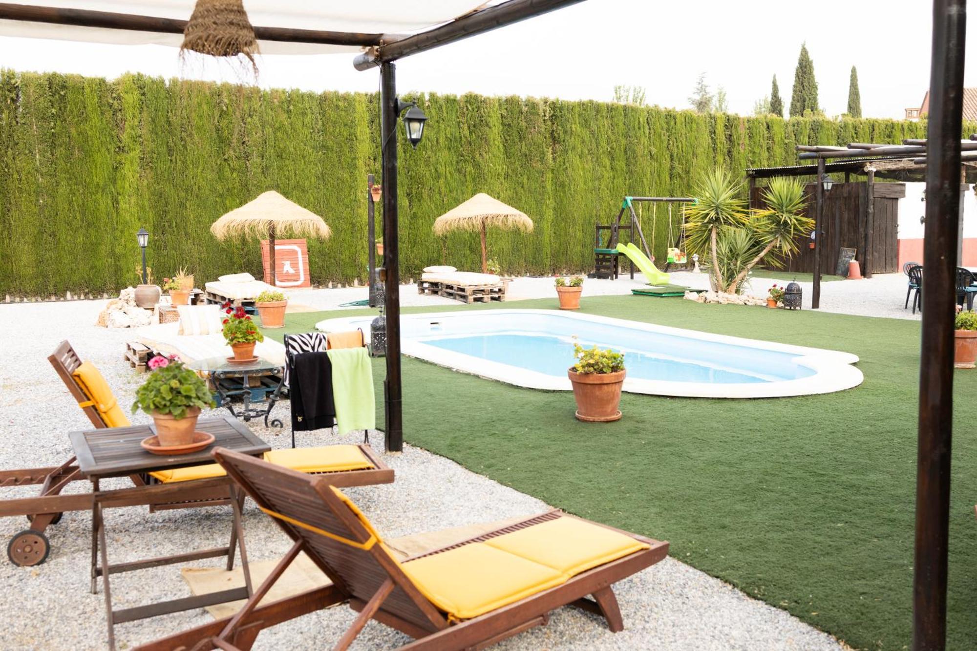 La Cuadra, Finca A Los Pies De Sierra Nevada, A 10 Minutos Del Centro, Piscina, Jardin, Barbacoa La Zubia  Buitenkant foto